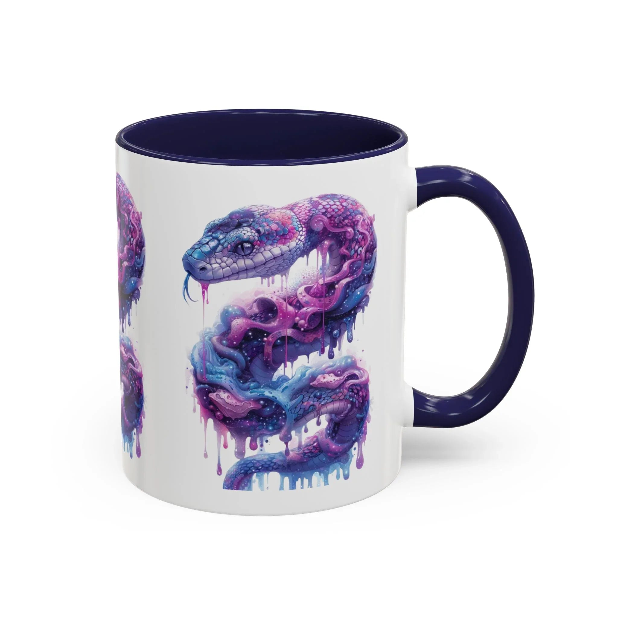 Psychedelic Ouroboros Snake Mug | Rainbow Galaxy Fractal Mushrooms - 250 USA Celebration