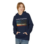 Freedom Forged Here American Flag Hoodie | Patriotic USA - 250 USA Celebration