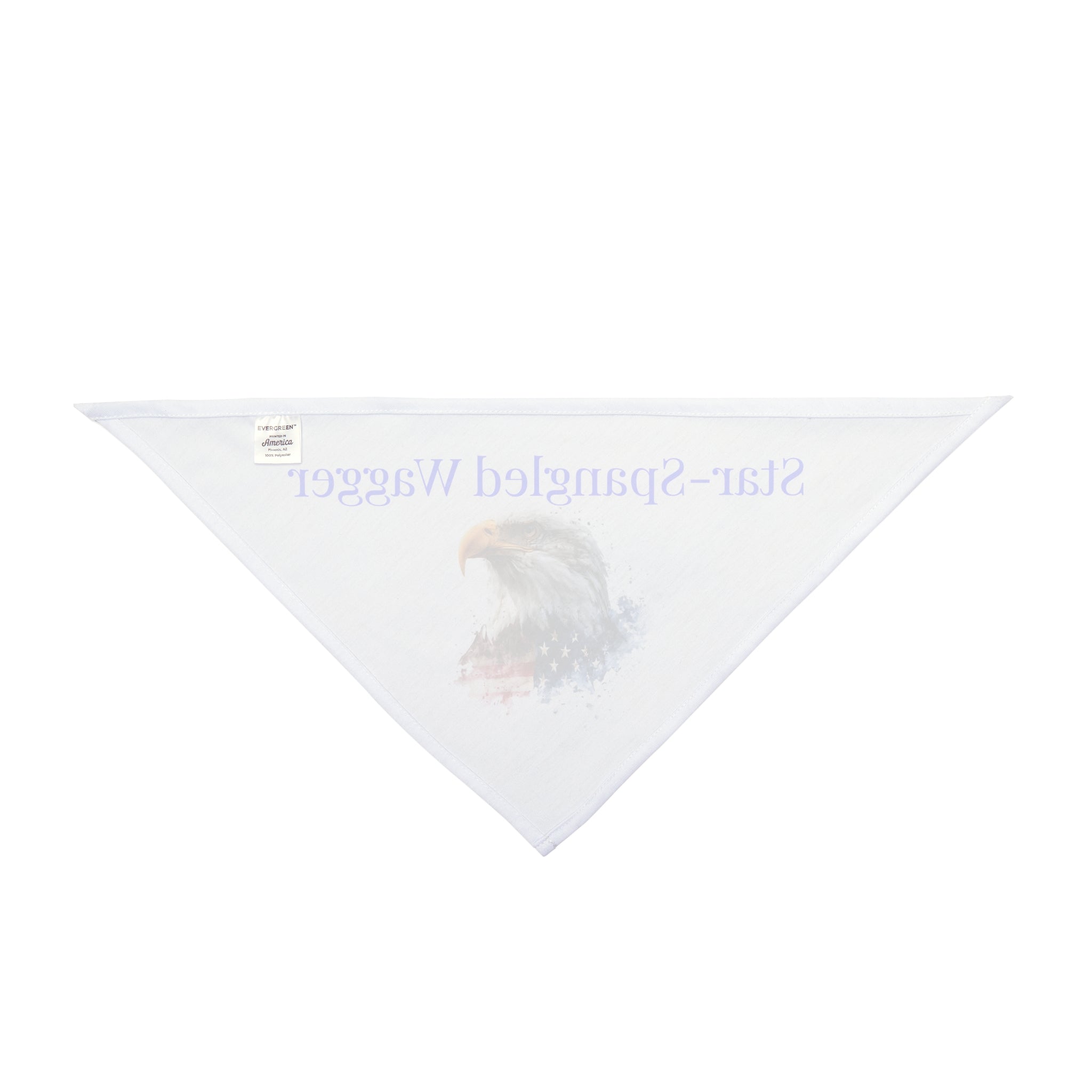 Patriotic Pet Bandana - "Star-Spangled Wagger" Bald Eagle Dog Scarf
