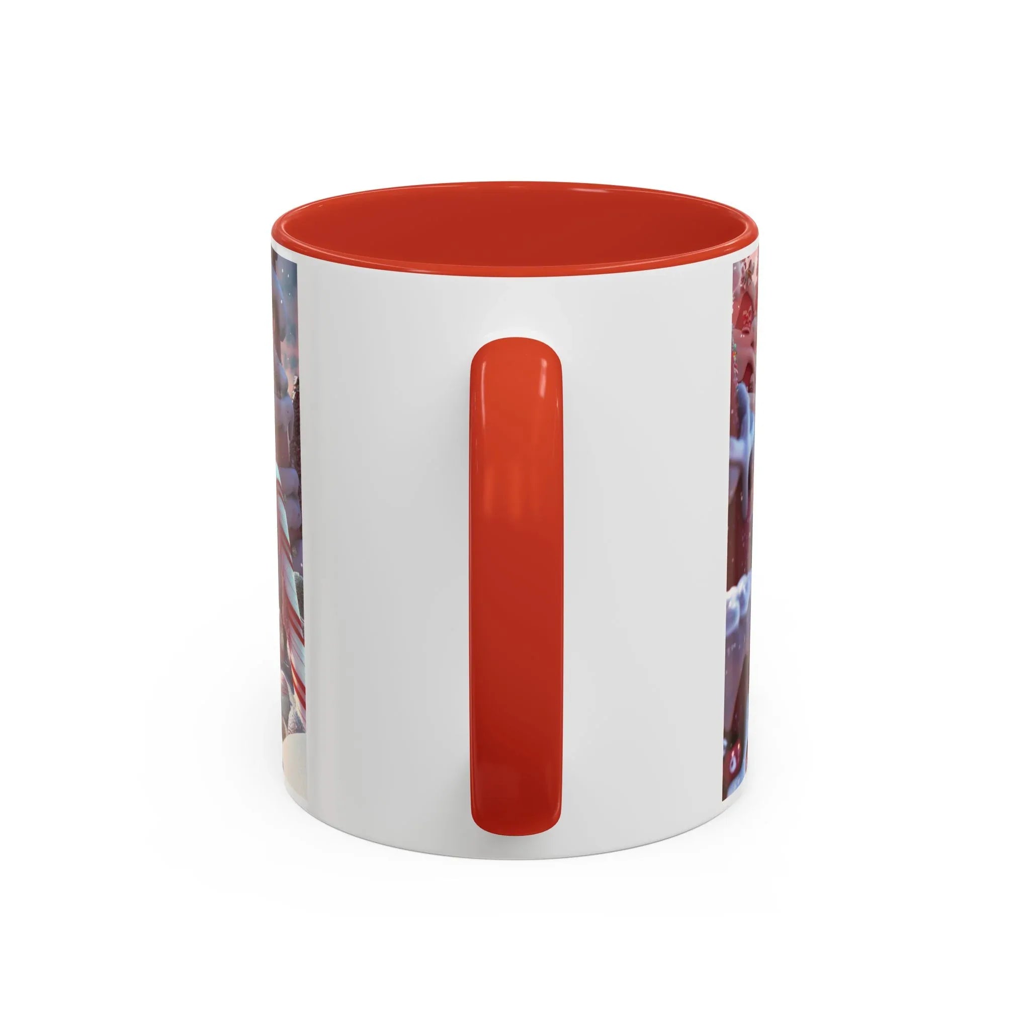 Coffee Mug, Festive Santa in Candy Wonderland, 11oz, 15oz, Tim Burton Style, Whimsical Holiday Cup, Christmas Gift, Hot Cocoa Mug - 250 USA Celebration