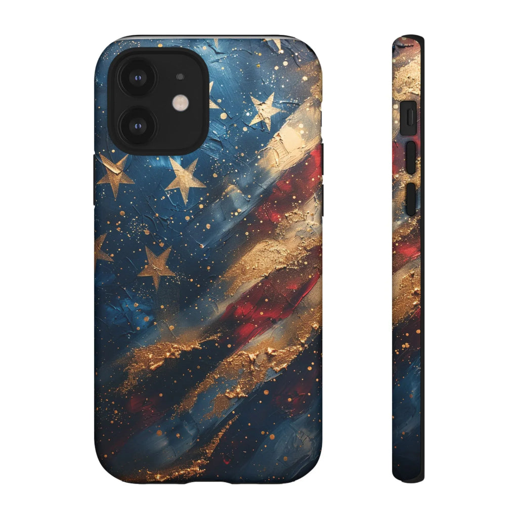 Distressed American Flag phone case | tough cases - 250 USA Celebration