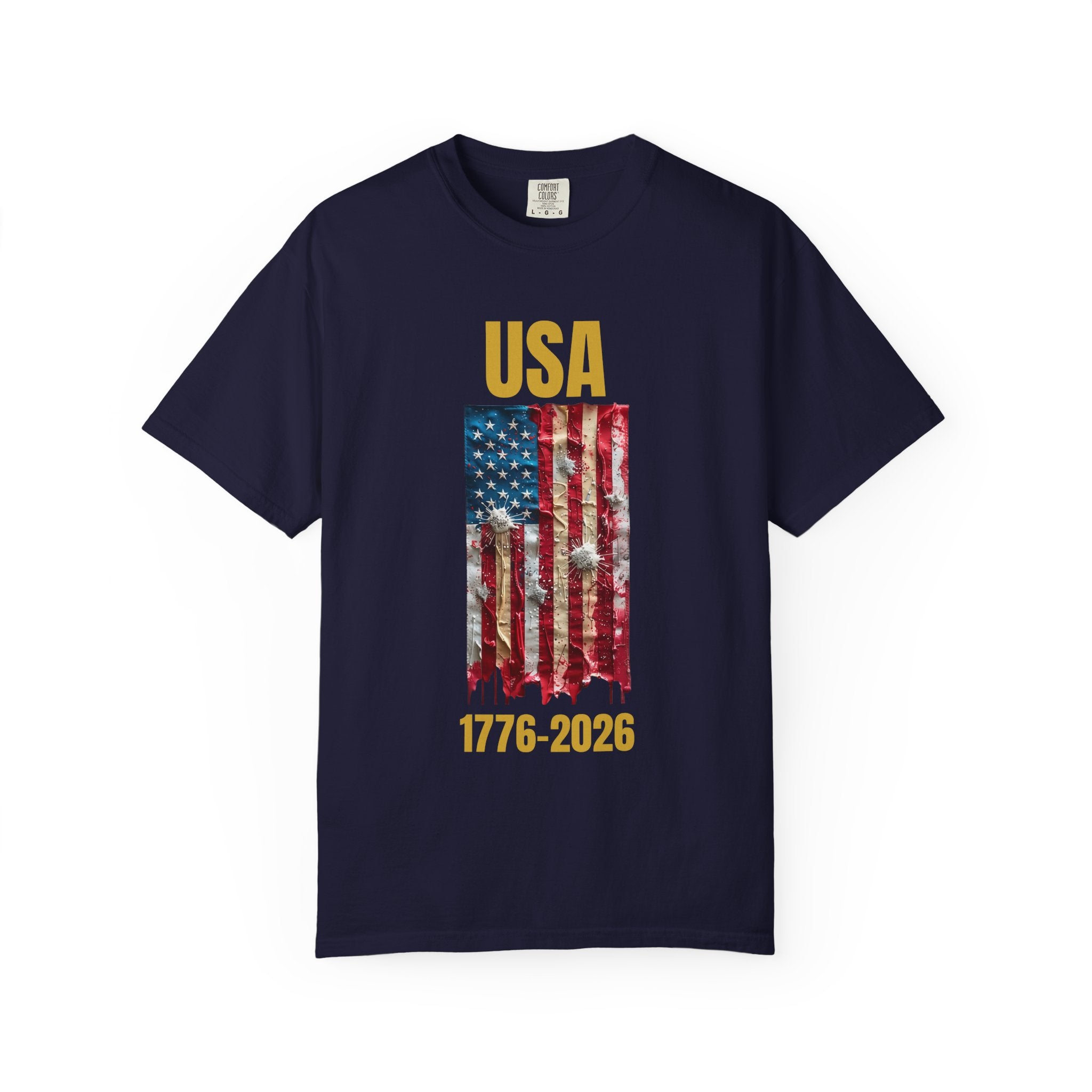 Official 250th 1776–2026 Vintage Flag T-Shirt