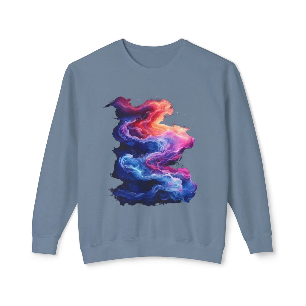 Hyper Bloom Abstract Fracture: Psychedelic tee with shattering florals in electric turquoise & magenta flares. Unisex trippy festival flair! - 250 USA Celebration