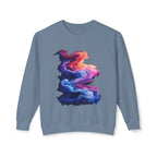 Hyper Bloom Abstract Fracture: Psychedelic tee with shattering florals in electric turquoise & magenta flares. Unisex trippy festival flair! - 250 USA Celebration