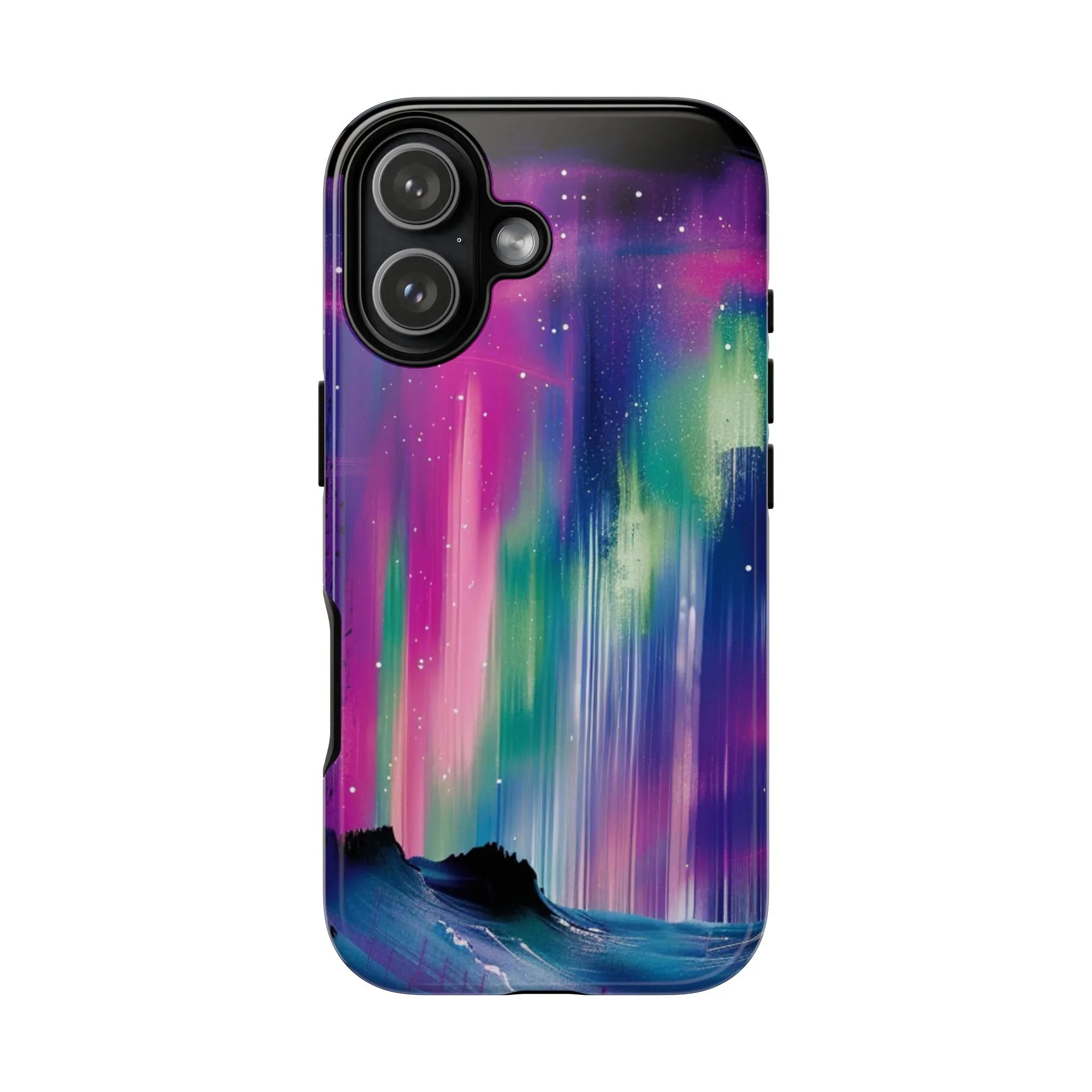 Aurora Borealis Phone Case | Tough iPhone Case, Northern Lights Sky - 250 USA Celebration