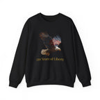 America 250 American Eagle Flag  | Official 250th Anniversary Edition - American Flag Bald Eagle Sweatshirt | Patriotic Eagle Crewneck
