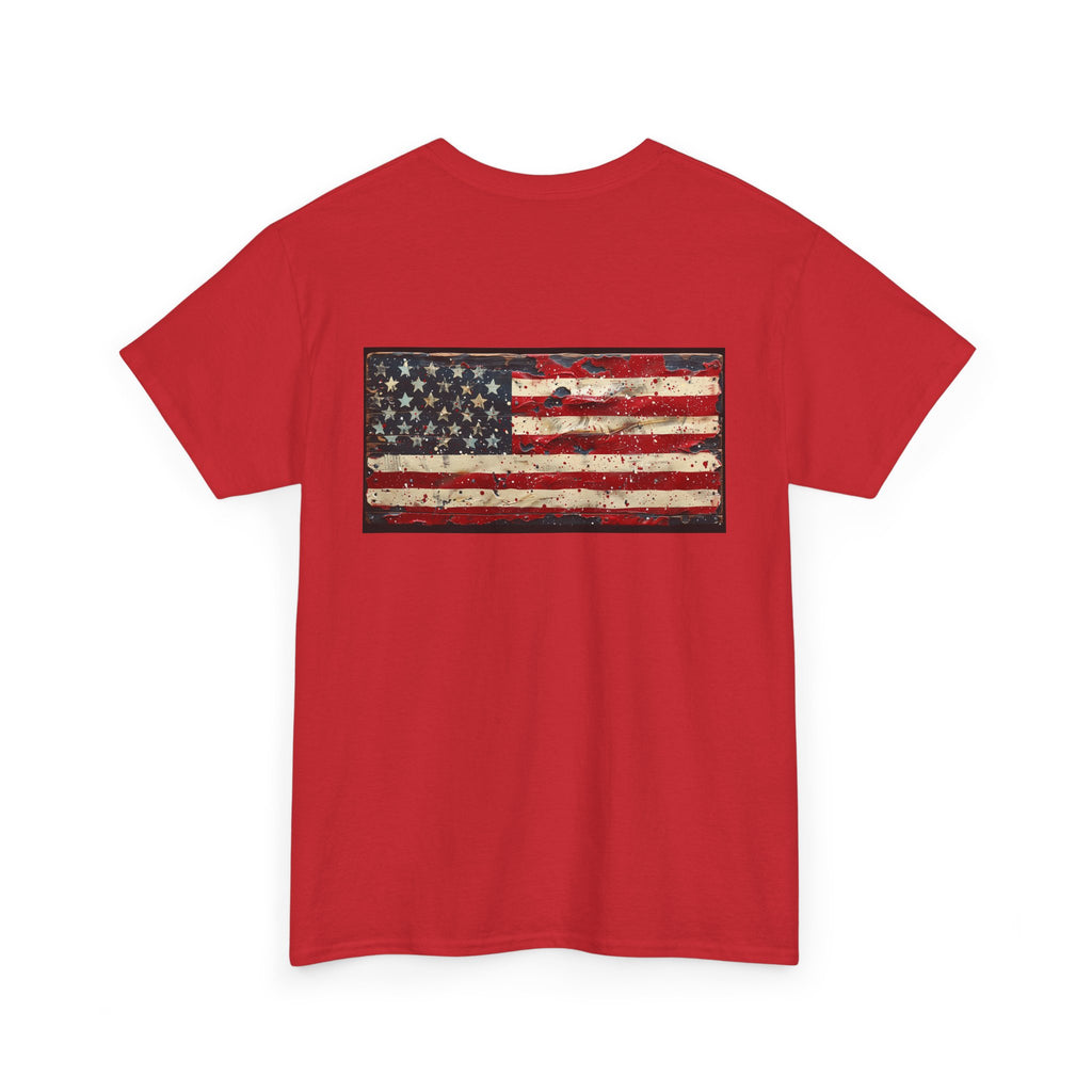 Don't Tread On Me Eagle T-Shirt — Distressed American Flag Patriotic Tee