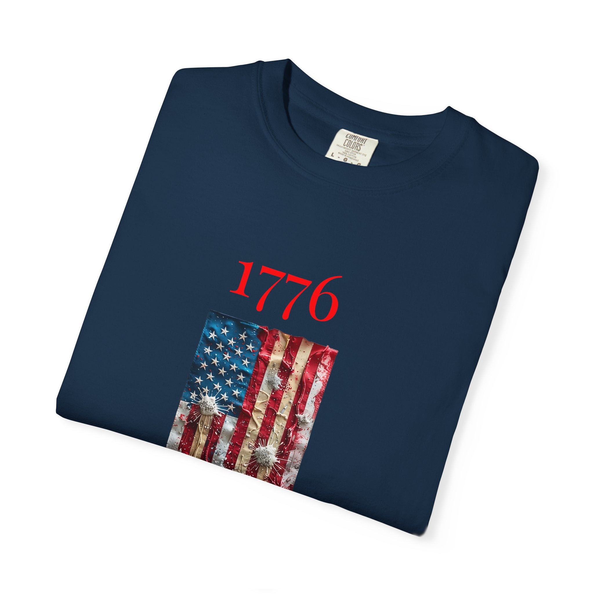 1776–2026 Vintage Flag T-Shirt — Patriotic Independence Day Tee