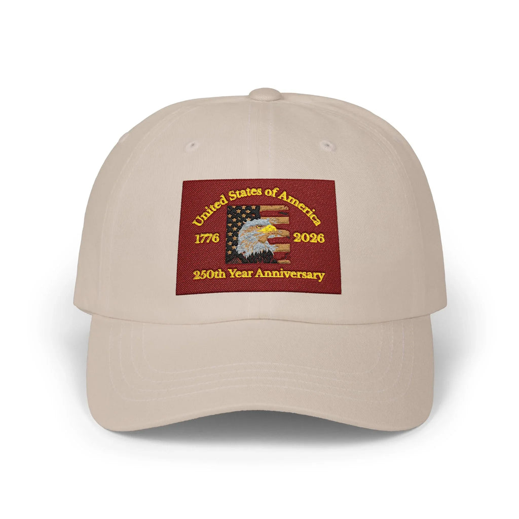 Patriotic Baseball Cap, American Flag Hat, Classic American Caps, Red White Blue Hat, Personalized USA Headwear, 250 America Anniversary - 250 USA Celebration
