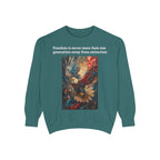 Patriotic Sweatshirt, American Flag, Eagle & Fireworks Design, Freedom Quote, 4th of July Shirt, Independence Day Apparel, Memorial Day - 250 USA Celebration