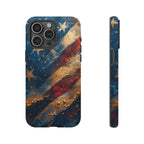 Patriotic Phone Case, Tough Cases with American Flag Design, Stylish Phone Accessories, USA Pride Gift, Durable Cases for All Occasions - 250 USA Celebration
