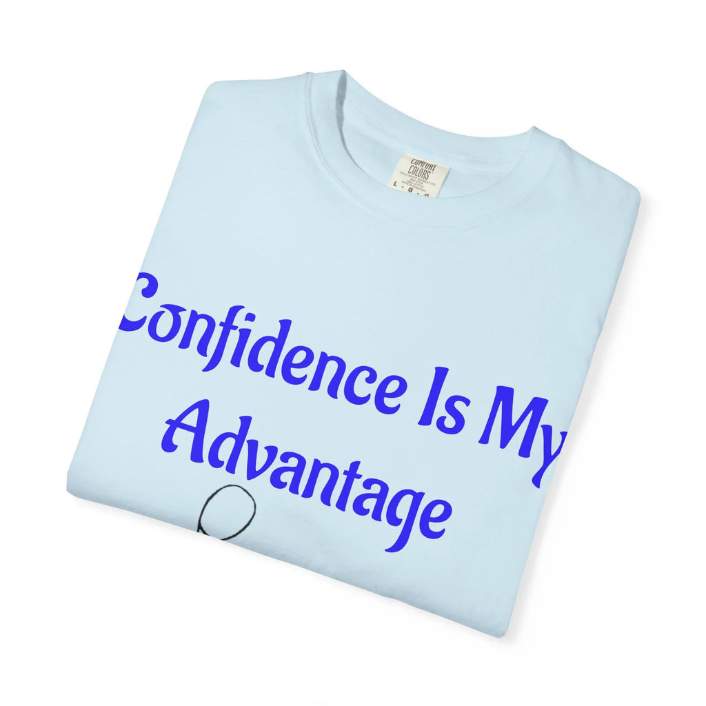 Confidence Is My Advantage Tennis Player T-Shirt | Tennis Quote Tee - 250 USA Celebration