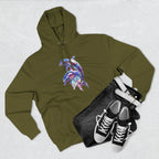 Colorful Peace Sign Floral Skull Hoodie | Psychedelic Peace Skull - 250 USA Celebration