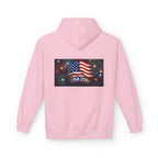 USA 250 Patriotic Hoodie with American Flag & Fireworks