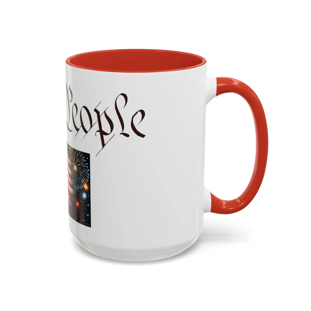 Accent Coffee Mug (11, 15oz) - 250 USA Celebration