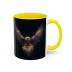 Fiery Flying Eagle Mug | Accent Coffee Mug 11oz 15oz