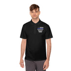 Front Line of Freedom Thin Blue Line Polo — Men's Support Police Shirt