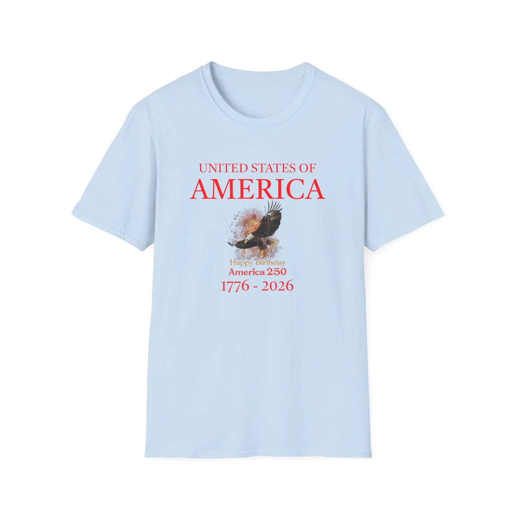 Unisex Softstyle T-Shirt - 250 USA Celebration