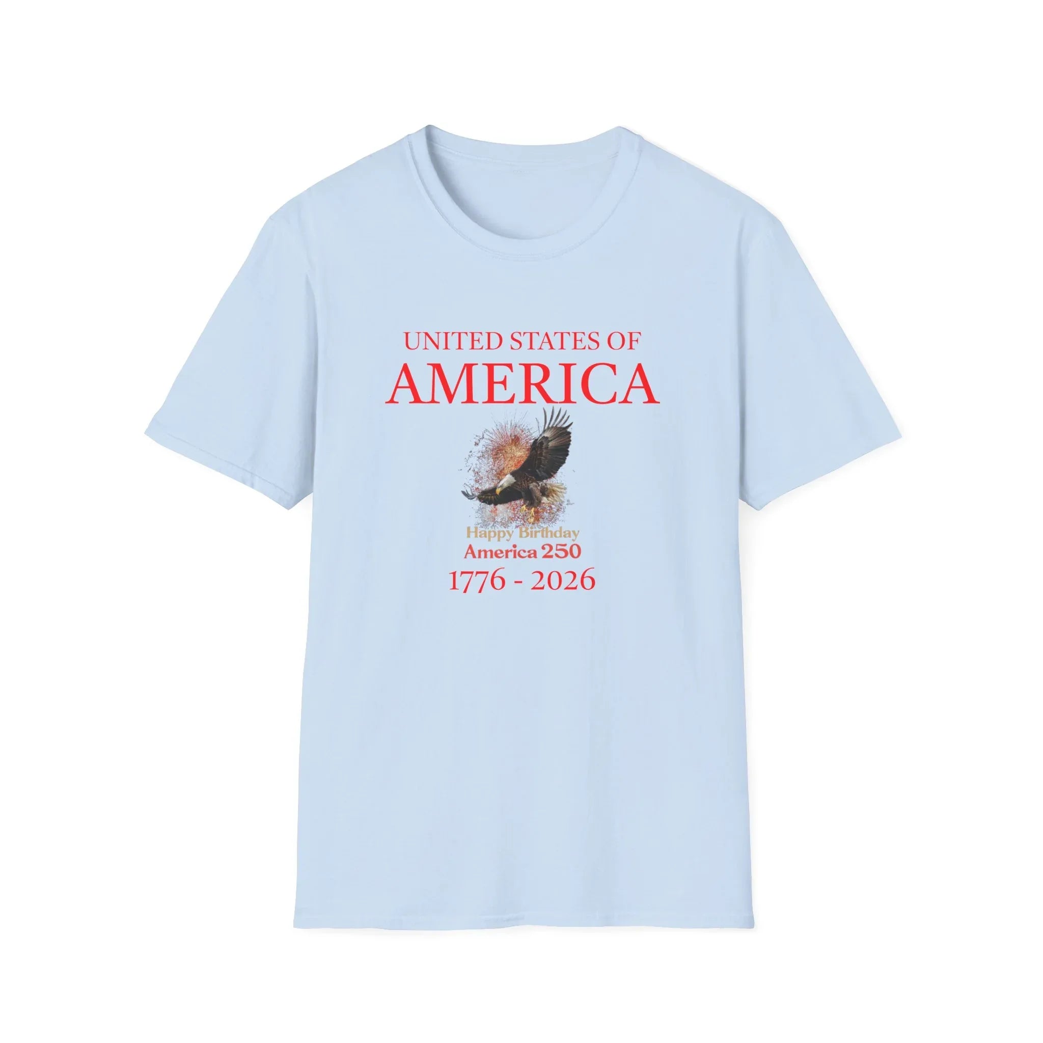 Unisex Softstyle T-Shirt - 250 USA Celebration