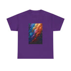 Colorful Nebula Galaxy Art Tee | Cosmic Space Painting T-Shirt - 250 USA Celebration