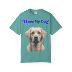 I Love My Dog Labrador Portrait T-shirt | Dog Lover Tee - 250 USA Celebration