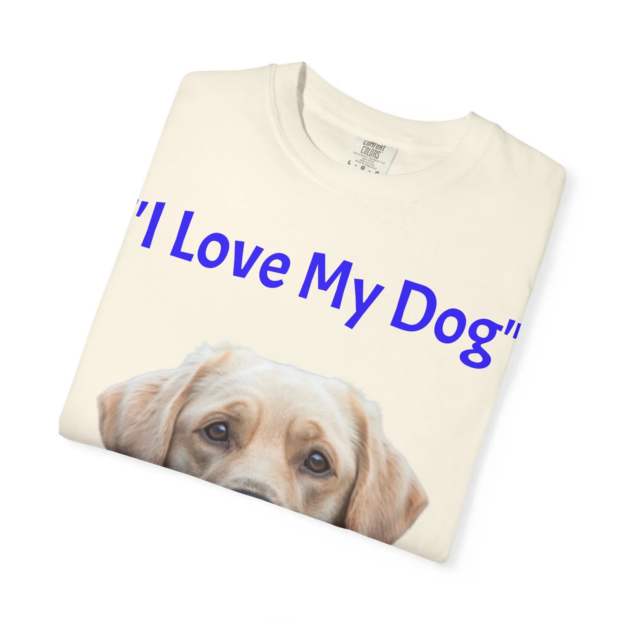 I Love My Dog Labrador Portrait T-shirt | Dog Lover Tee - 250 USA Celebration