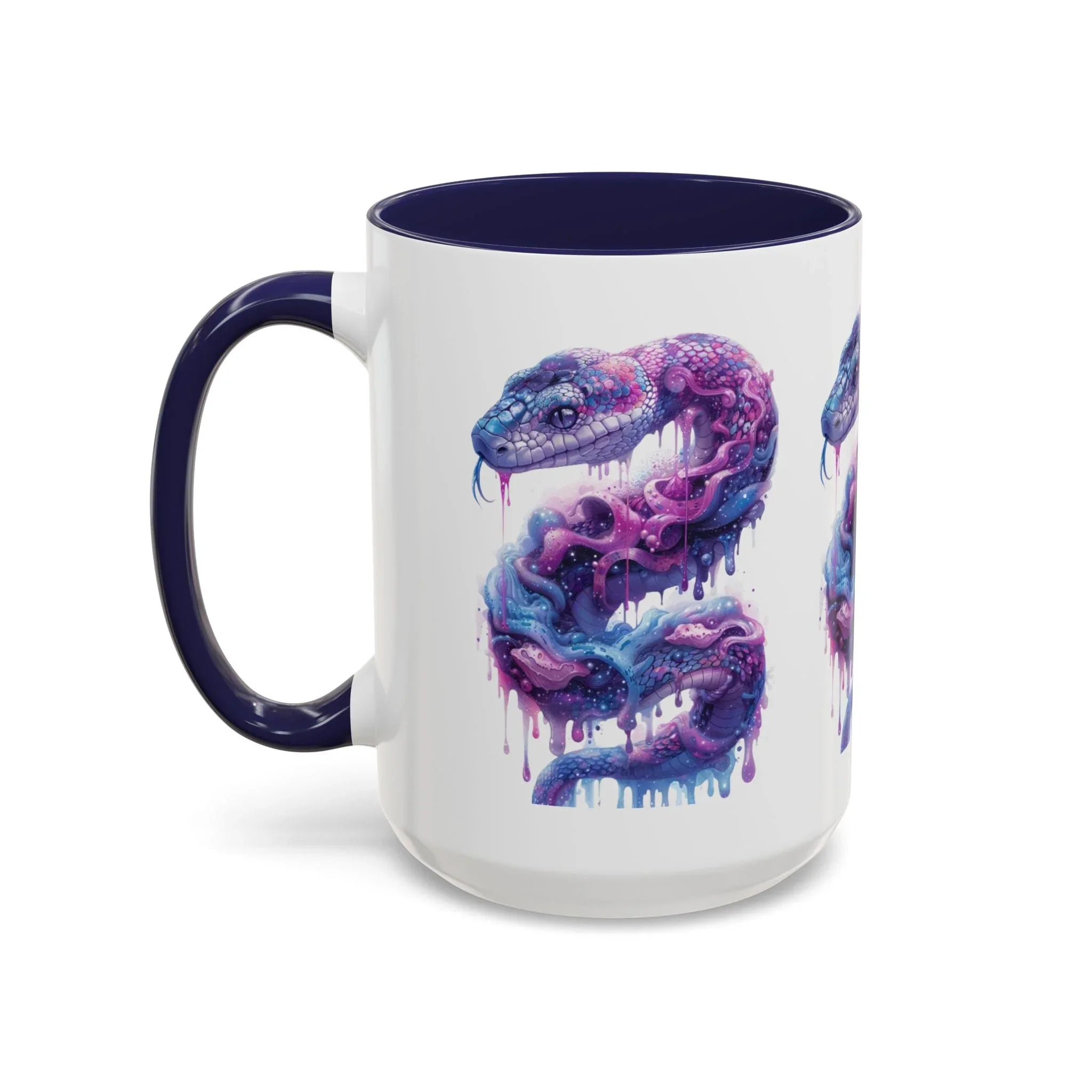 Psychedelic Ouroboros Snake Mug | Rainbow Galaxy Fractal Mushrooms - 250 USA Celebration