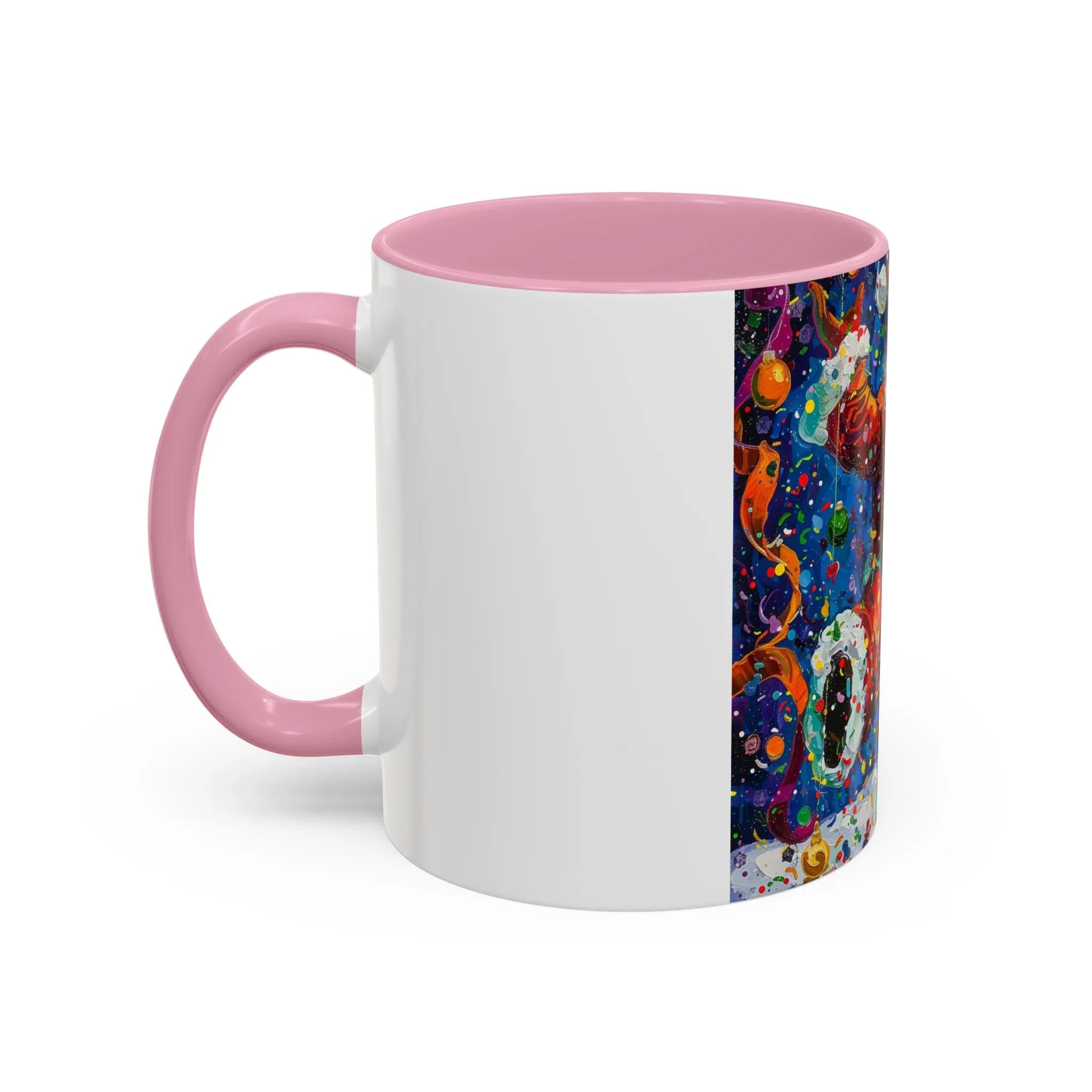 Colorful Mugs (11oz, 15oz) Santa Claus Coffee Cup, Santa Claus Coffee Mug - 250 USA Celebration