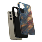 Patriotic Phone Case, Tough Cases with American Flag Design, Stylish Phone Accessories, USA Pride Gift, Durable Cases for All Occasions - 250 USA Celebration
