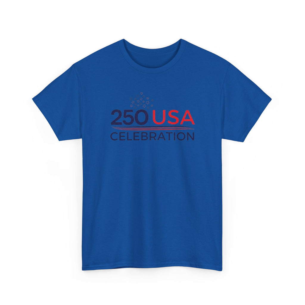 America 250 Tee Shirt | Official 250th Anniversary Edition - 250 USA Celebration Chest Logo Tee | Fourth of July Americana T-Shirt