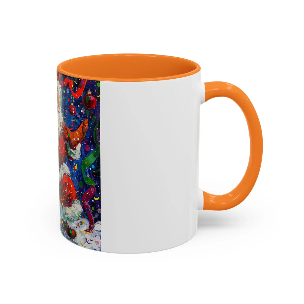 Colorful Mugs (11oz, 15oz) Santa Claus Coffee Cup, Santa Claus Coffee Mug - 250 USA Celebration