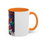 Colorful Mugs (11oz, 15oz) Santa Claus Coffee Cup, Santa Claus Coffee Mug - 250 USA Celebration