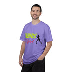 Tennis Girl T-shirt | Tennis Player Silhouette, Sporty Graphic Tee - 250 USA Celebration