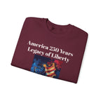 America 250 Years Legacy of Liberty Crewneck Sweatshirt