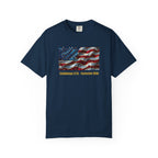 American Flag T-Shirt – "Established 1776 • Perfected 2026" Patriotic Tee