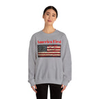 Patriotic American Crewneck Sweatshirt, USA Graphic Tees, Flag T-Shirts, Independence Apparel, Funny Patriotic Shirts, Custom American Tees - 250 USA Celebration