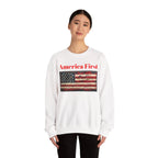 Patriotic American Crewneck Sweatshirt, USA Graphic Tees, Flag T-Shirts, Independence Apparel, Funny Patriotic Shirts, Custom American Tees - 250 USA Celebration