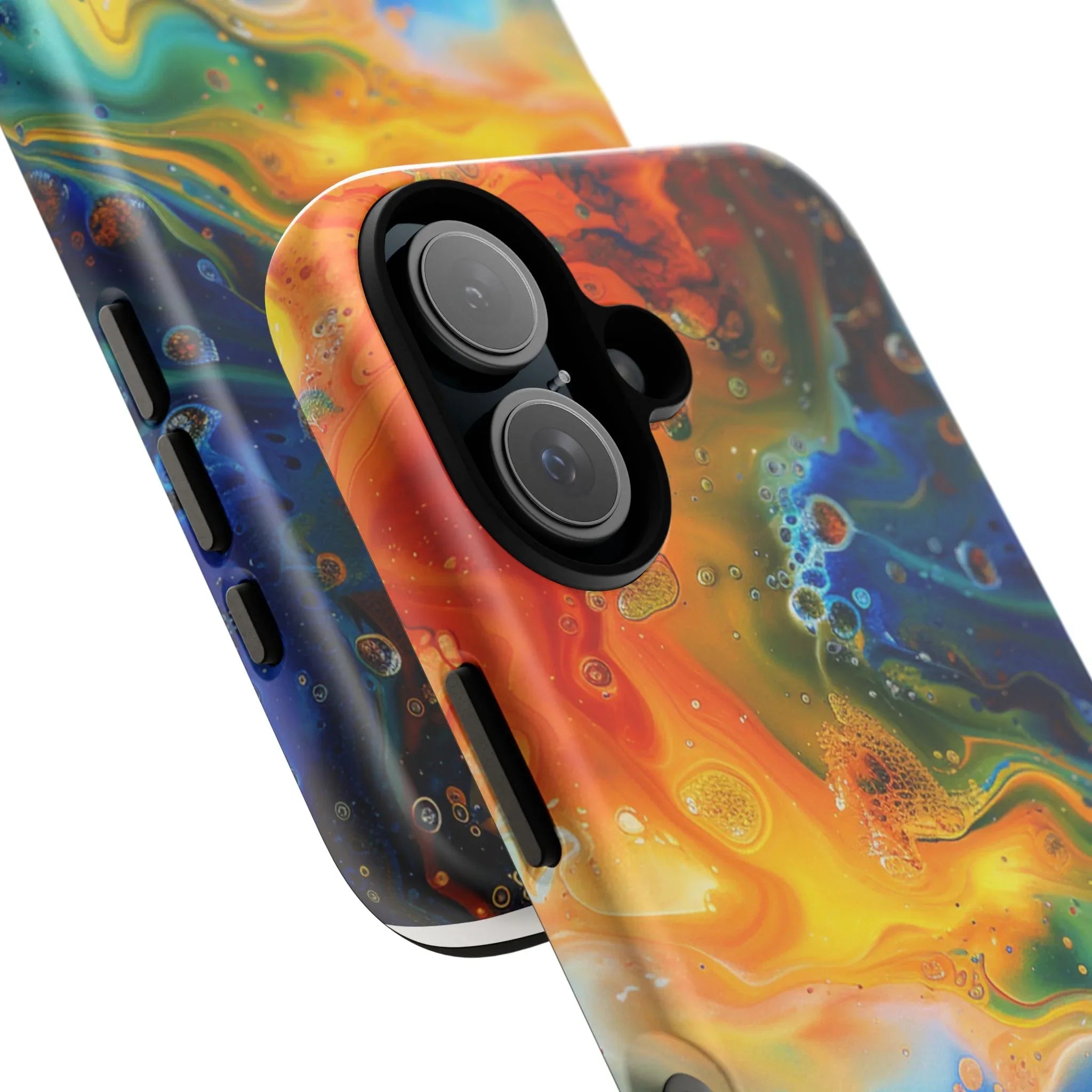 Abstract Colorful Swirl Phone Case | Tough Protective iPhone Cover - 250 USA Celebration