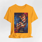 Patriotic Freedom Tee, Unisex Jersey Short Sleeve Tee, American Flag Shirt, Fourth of July Apparel, Independence Day Outfit, Gift for [...] - 250 USA Celebration