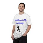 Confidence Is My Advantage Tennis Player T-Shirt | Tennis Quote Tee - 250 USA Celebration