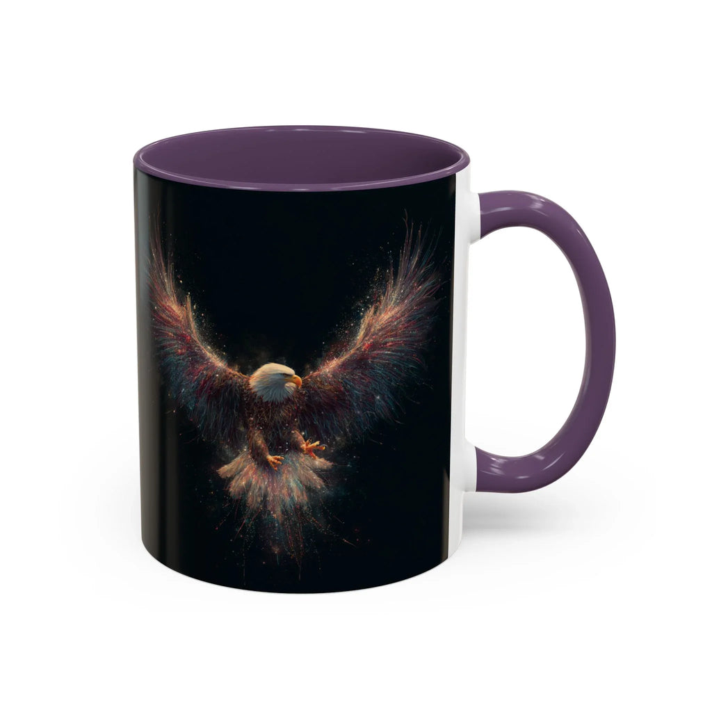 Fiery Flying Eagle Mug | Accent Coffee Mug 11oz 15oz - 250 USA Celebration