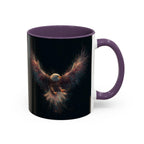Fiery Flying Eagle Mug | Accent Coffee Mug 11oz 15oz - 250 USA Celebration
