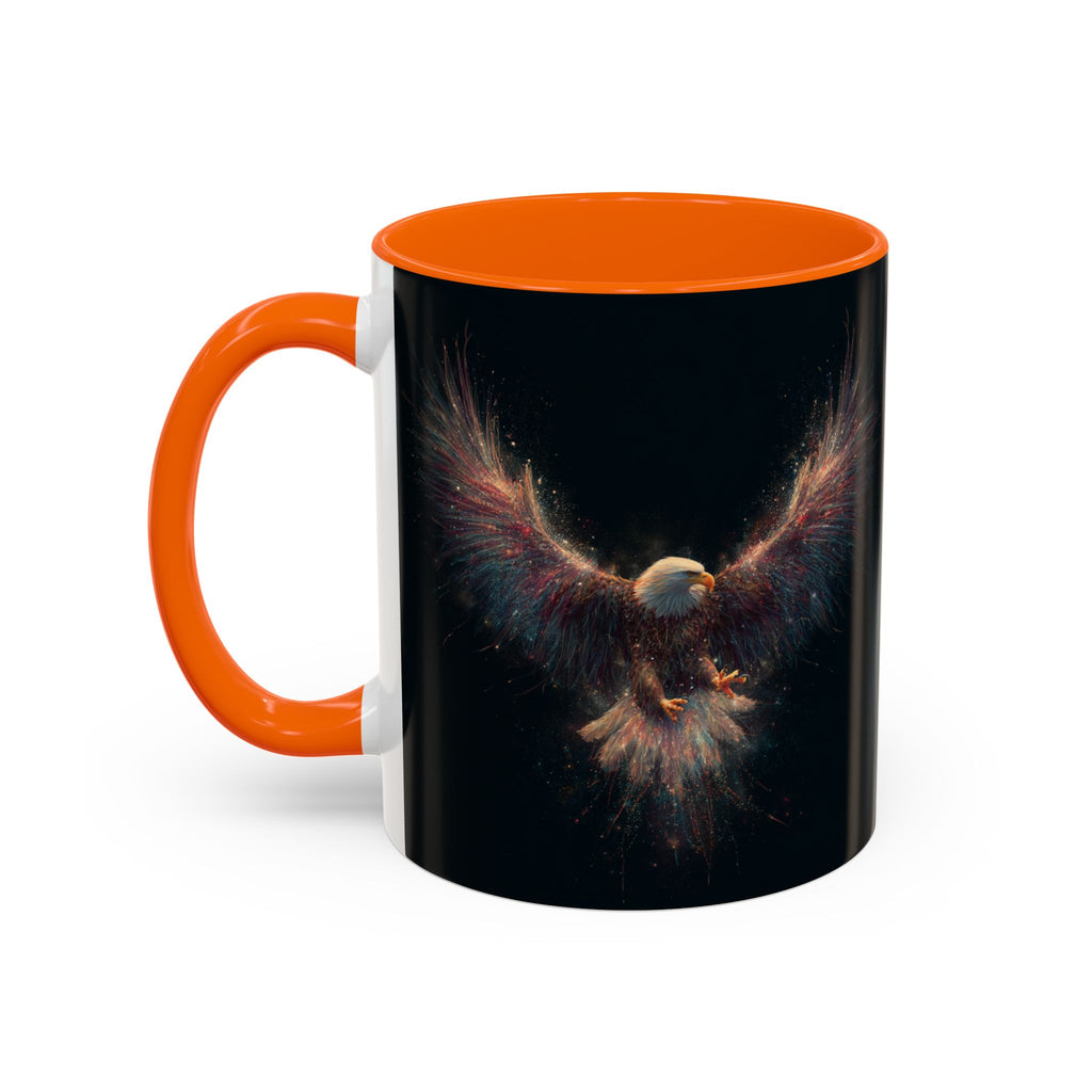 Fiery Flying Eagle Mug | Accent Coffee Mug 11oz 15oz