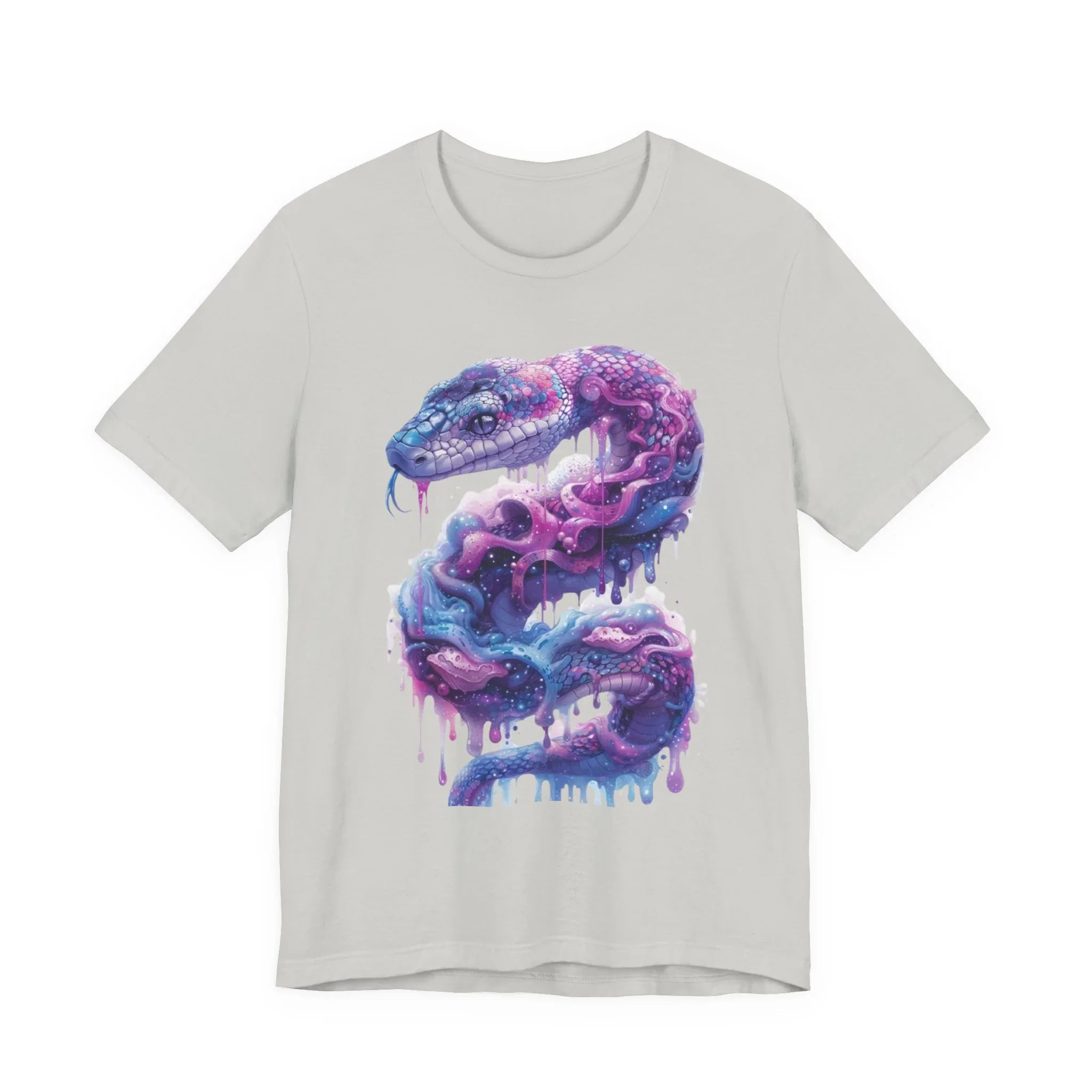 Psychedelic Rainbow Ouroboros Tee | Galaxy Fractal Mushroom Snake - 250 USA Celebration