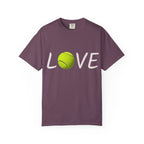 Tennis Ball LOVE T-Shirt | Tennis Lover Shirt, Sports Graphic Tee - 250 USA Celebration