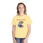 Youth T-Shirt — "All American Kid" Bald Eagle Flag Design