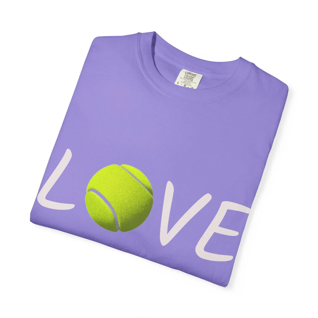 Tennis Ball LOVE T-Shirt | Tennis Lover Shirt, Sports Graphic Tee - 250 USA Celebration
