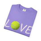 Tennis Ball LOVE T-Shirt | Tennis Lover Shirt, Sports Graphic Tee - 250 USA Celebration