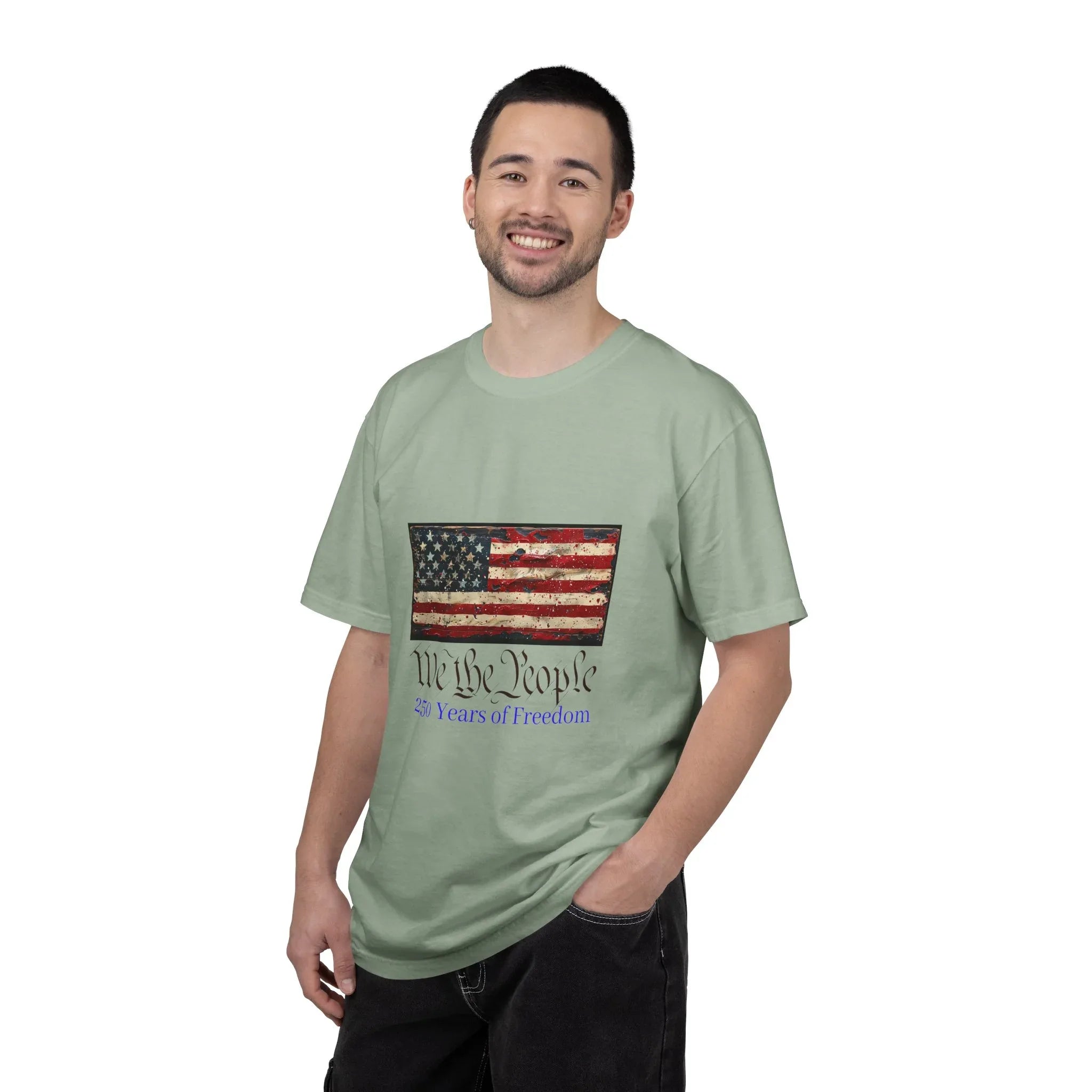 We the People American Flag T-Shirt | 250 Years of Freedom - 250 USA Celebration