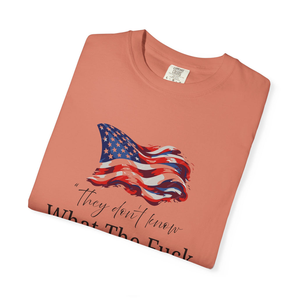 Patriotic Humor T-Shirt - Funny Graphic Tee, Independence Day, Gift for Veterans, Casual Wear, Unique Statement Shirt